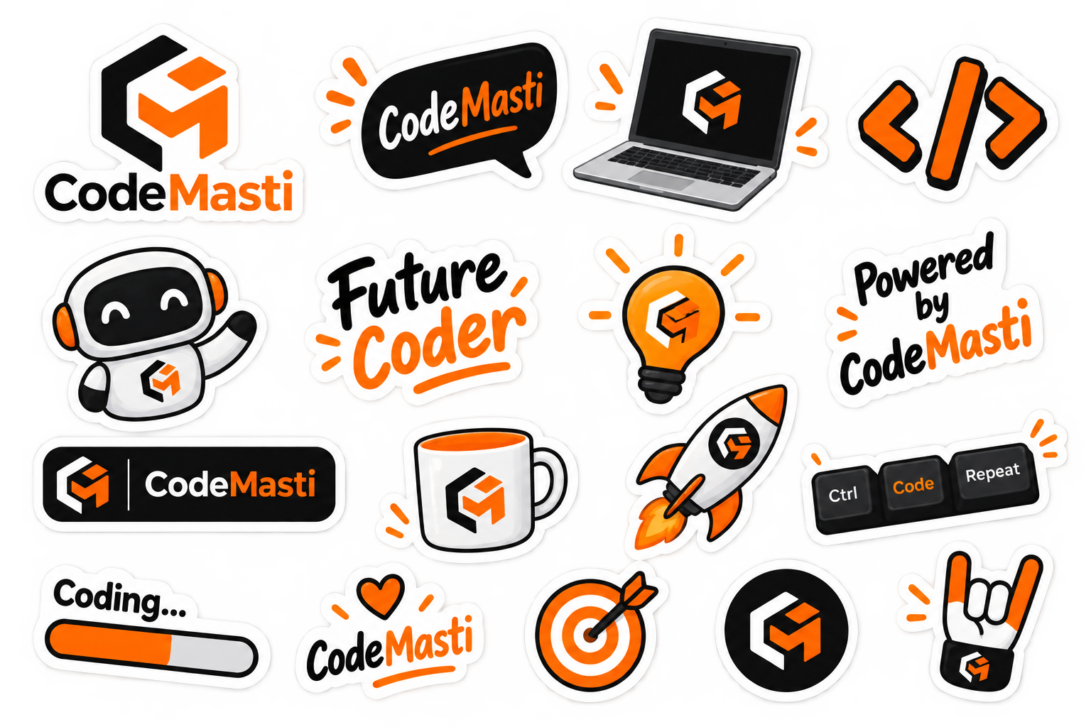 CodeMasti Sticker Pack